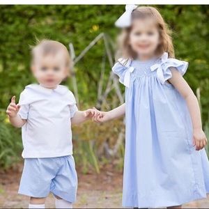 Bishop girls smocked dress shown (my personal pic)